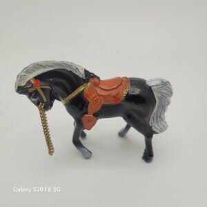 Vintage Western Horse Carnival Prize Painted Metal Horse Figurine